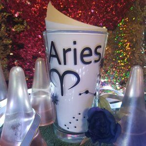 Aries Drink Glass